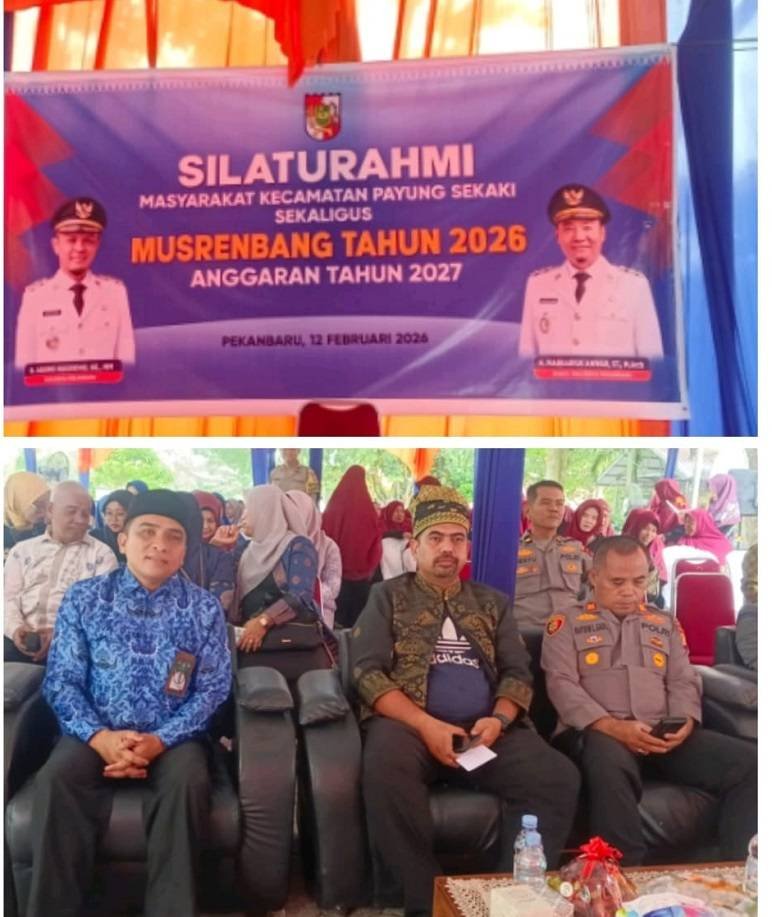 Ka. KUA Payung Sekaki Hadiri Silaturrahmi dan Musrenbang Kecamatan