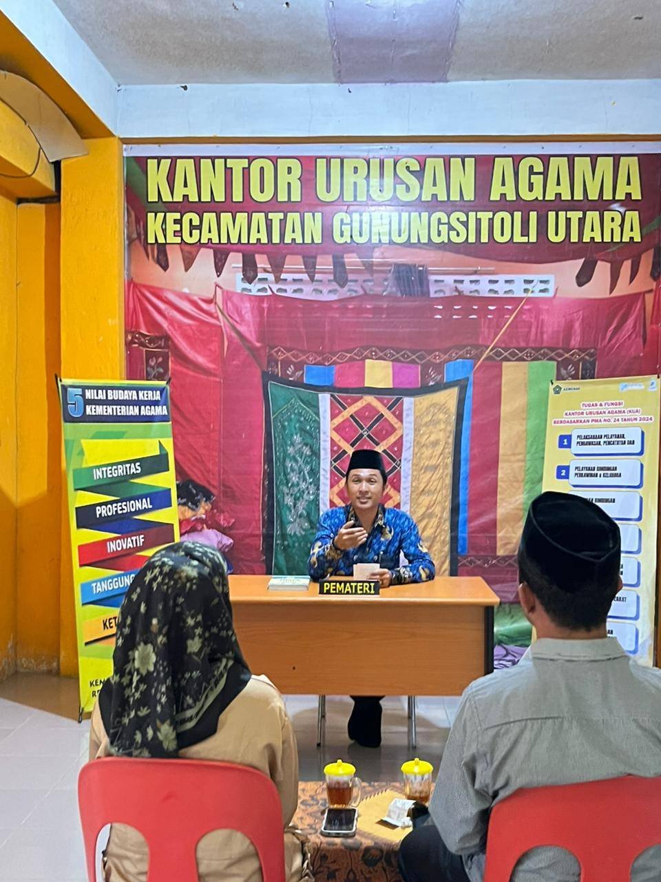 KUA Gunungsitoli Utara Siapkan Catin Menuju Keluarga Berkualitas