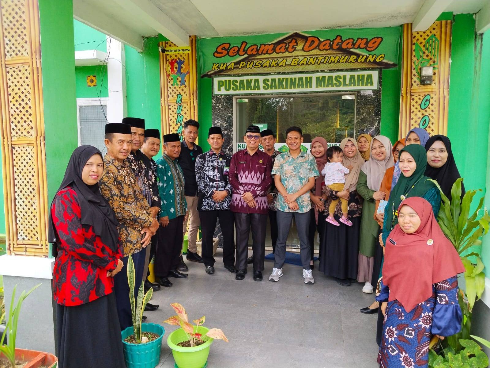 Tim Monitoring Pelaksanaan Administrasi dan Pengelolaan BMN Kunjungi KUA Pusaka Bantimurung