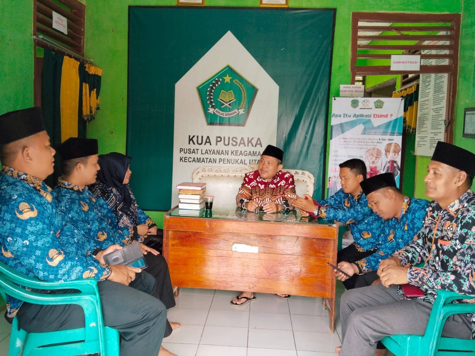 KUA Kec. Penukal Utara Bahas Persiapan Safari Ramadan
