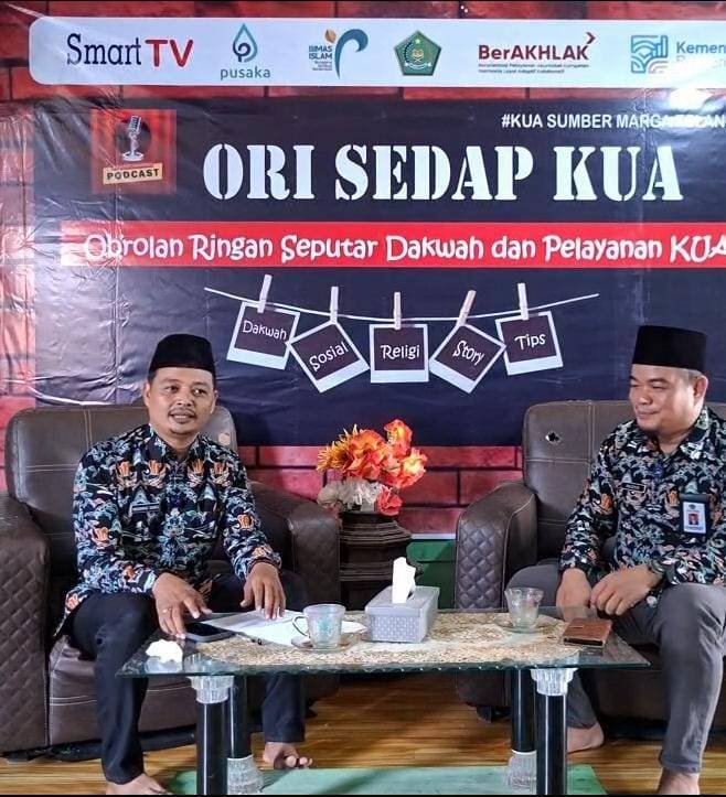 ORI SEDAP KUA, Inovasi Dakwah dan Pelayanan KUA Sumber Marga Telang Lewat Podcast