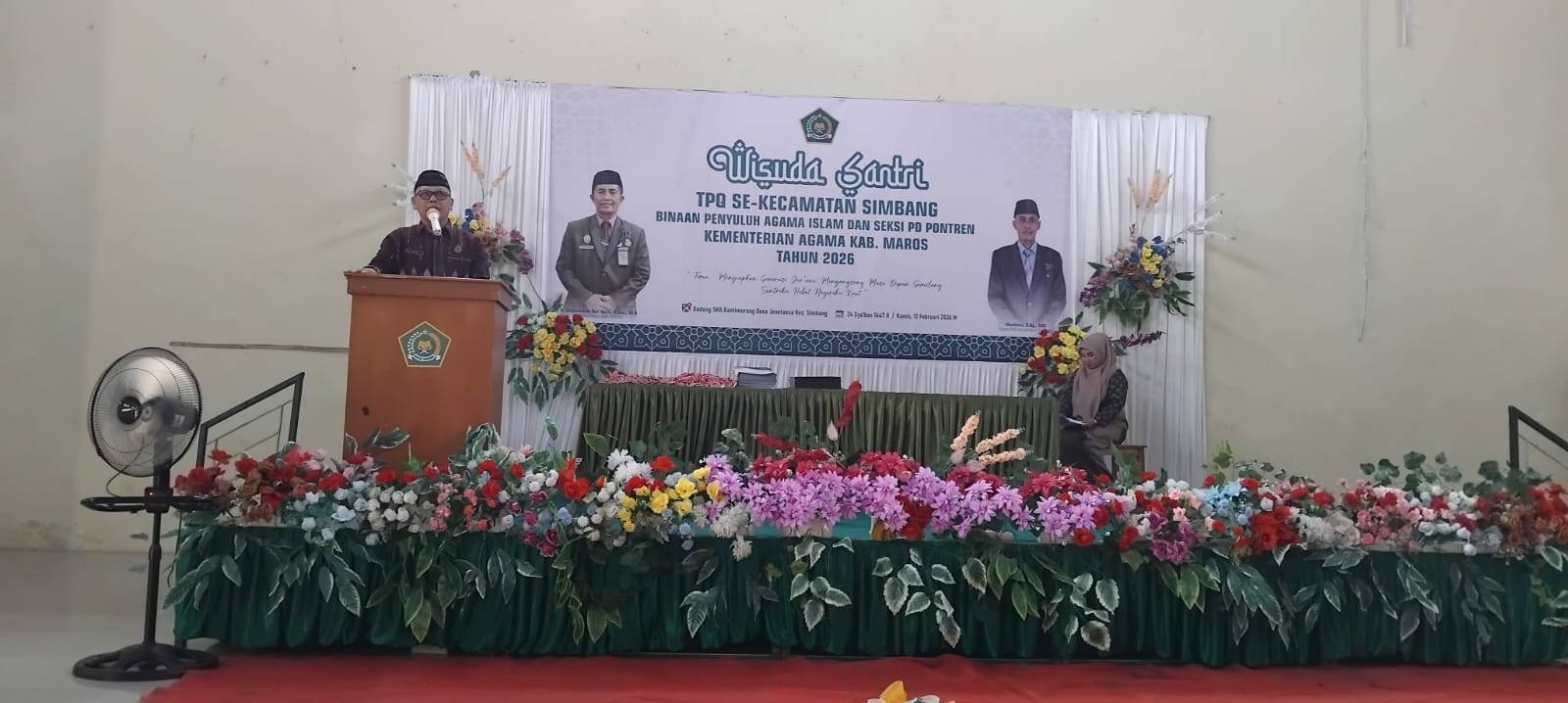 114 Santri TPQ Binaan KUA Pusaka Simbang Ikuti Wisuda dengan Khidmat