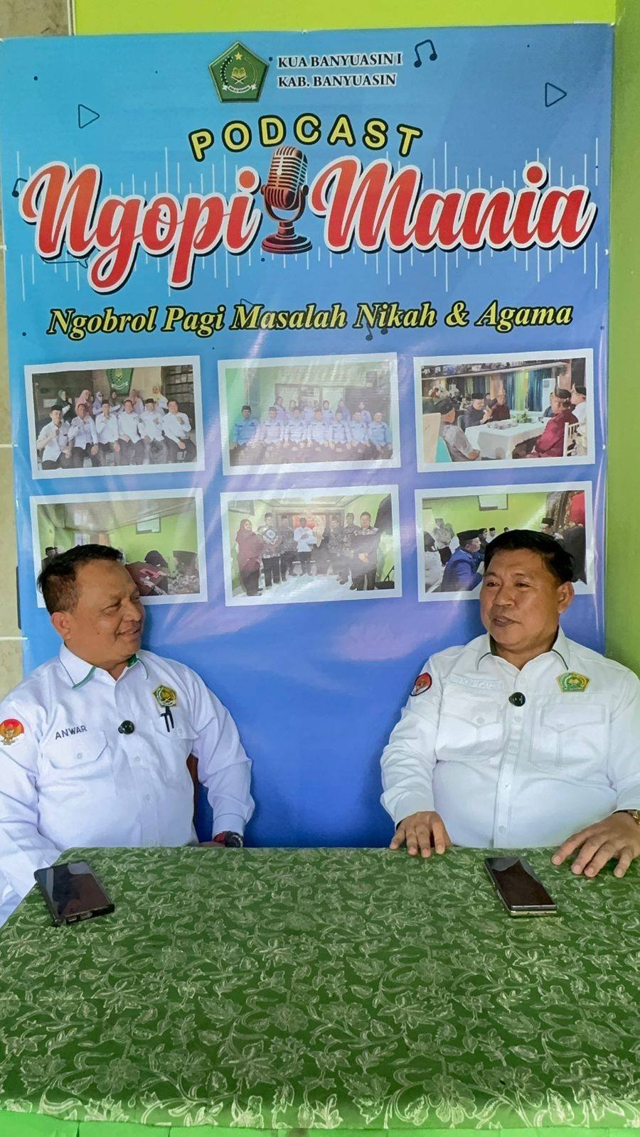 Podcast “NGOPI MANIA”, KUA Banyuasin I Hadirkan Ruang Edukasi Nikah dan Keagamaan
