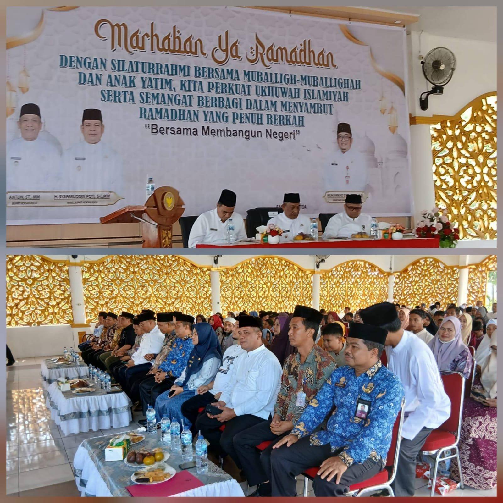 Ka. KUA Rambah H. Gustaman Hadiri Silaturrahmi Muballigh/Muballighah Bersama Bupati Rokan Hulu