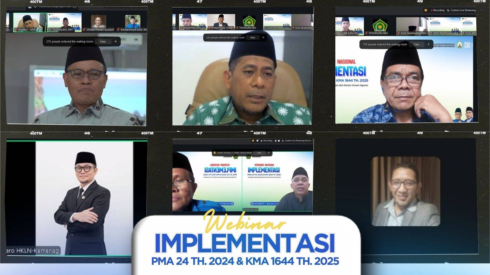 APRI Gelar Webinar Nasional: Perkuat Pemahaman Penghulu terhadap PMA 24/2024 dan KMA 1644/2025
