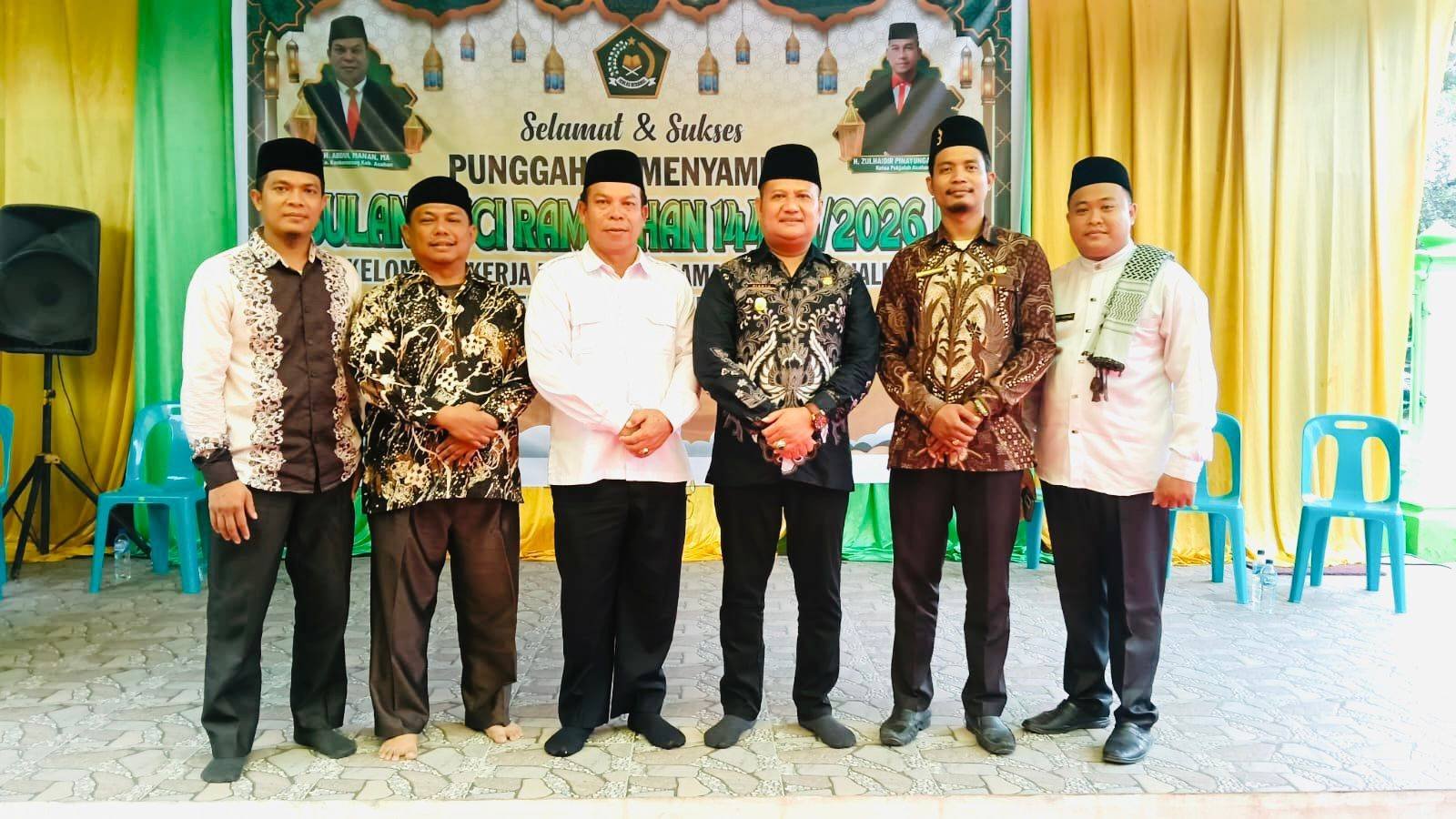 Menjelang Ramadan, Kepala KUA Sei Kepayang Hadiri Acara Punggahan di Kemenag Asahan