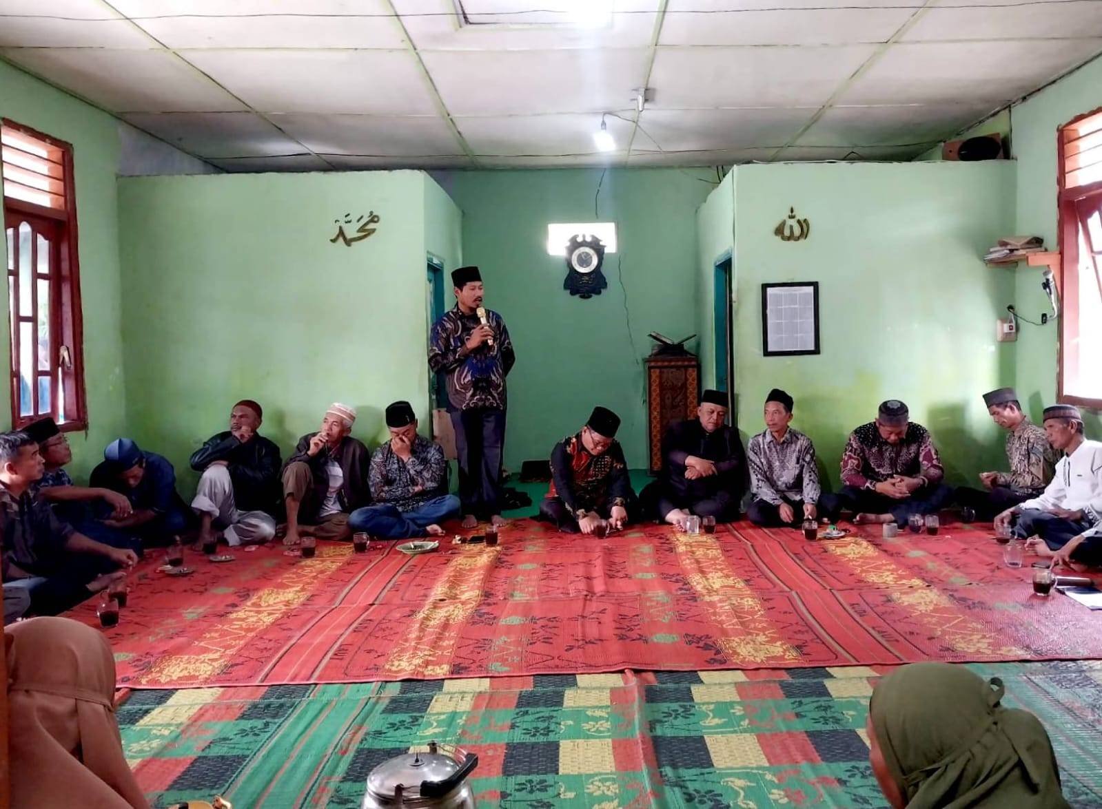 Sambut Ramadan dengan Persiapan Jiwa dan Rohani, Ka KUA Sitinjo Hadiri Silaturahmi Jamaah Musala Baiturahman
