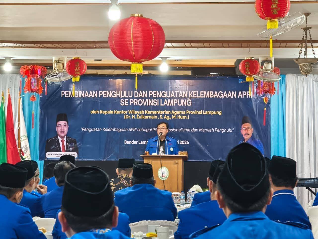 PC APRI Pringsewu Ikuti Pembinaan oleh Kanwil Provinsi Lampung