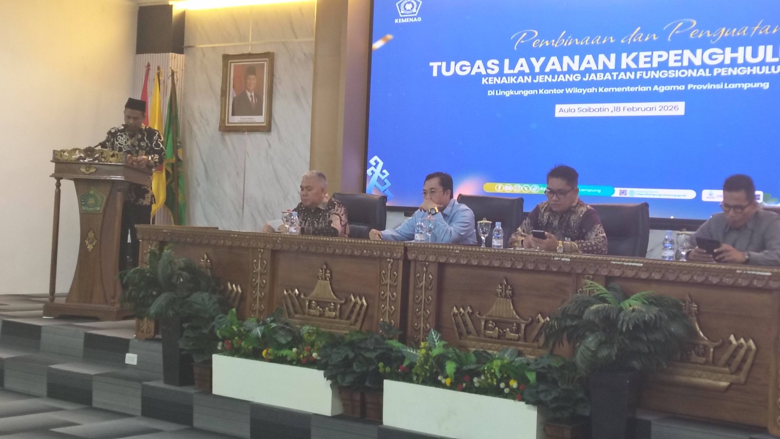 Lima Penghulu Lampung Timur Ikuti Pembinaan Kakanwil Lampung