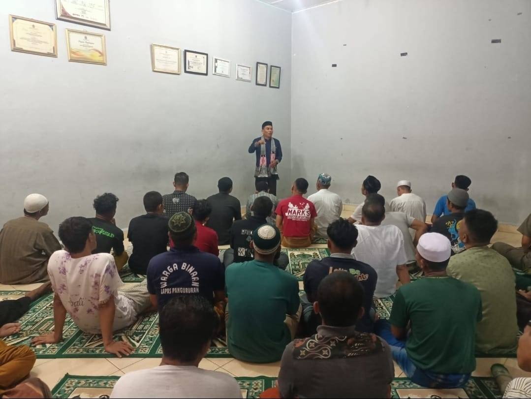 KUA Pangururan Bina Keagamaan Warga Binaan Lapas Kelas III Pangururan