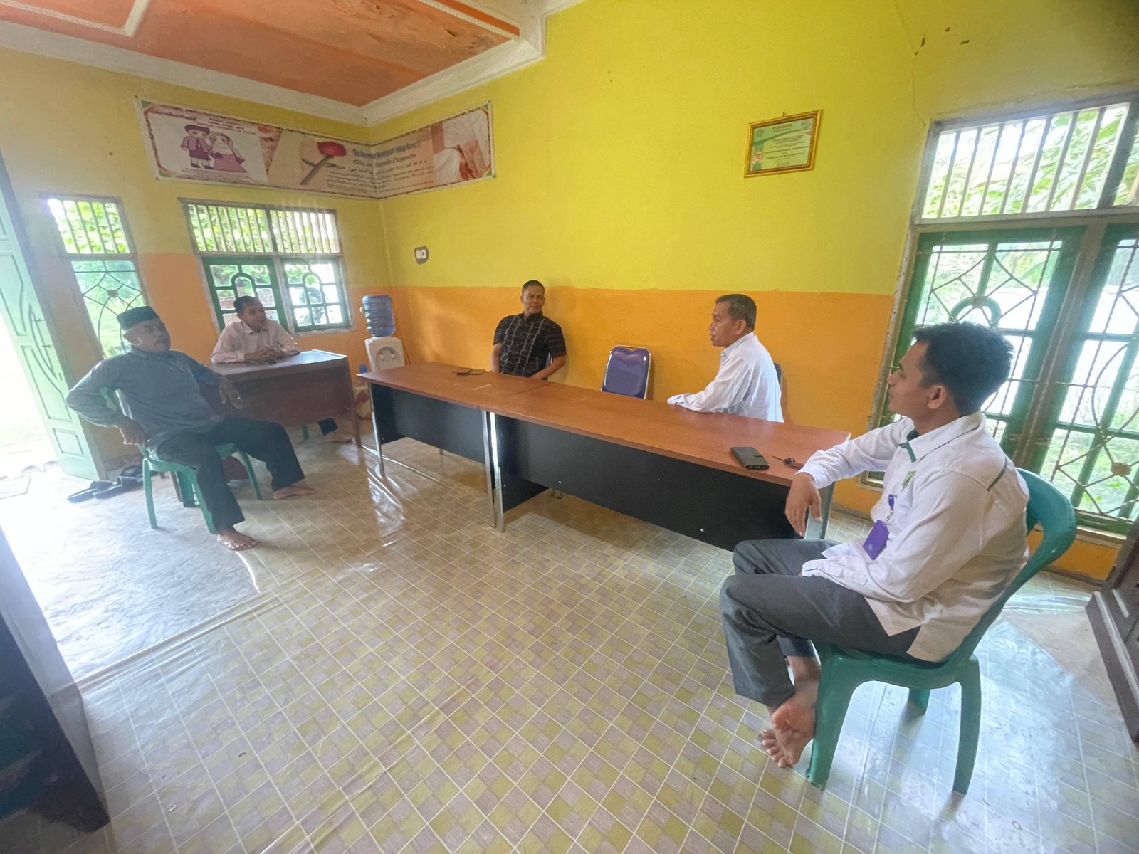 Ka.KUA Kuantan Hilir Seberang Berbincang Hangat Bersama Ketua PHBI