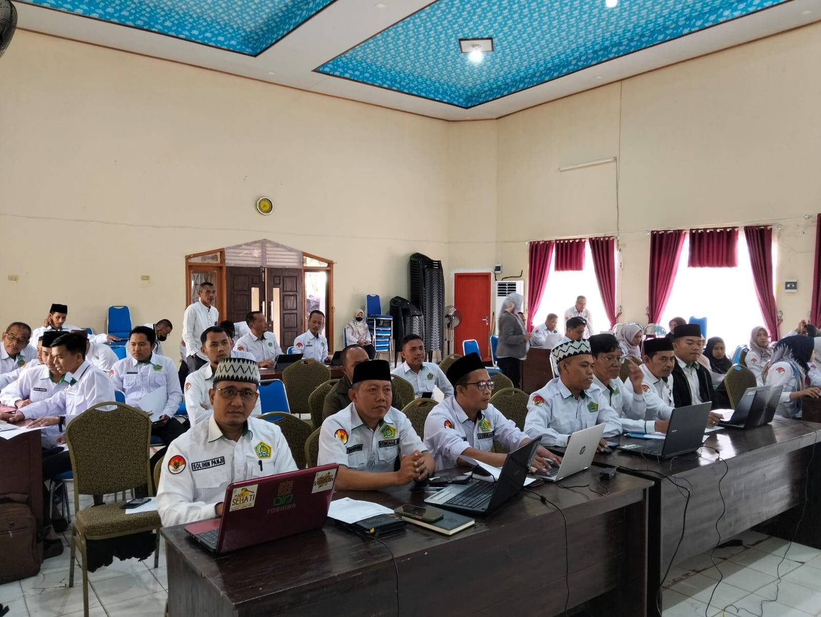 Penghulu KUA Sekampung Udik Ikuti Sosialisasi dan Simulasi SPT Tahunan