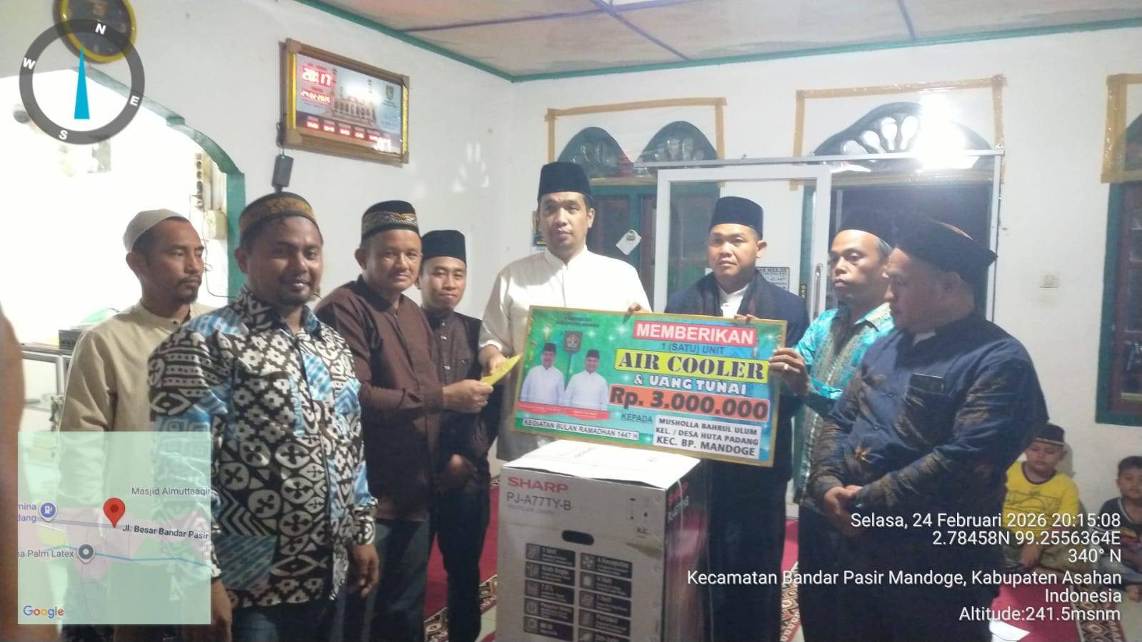 Ka. KUA Bandar Pasir Mandoge Dampingi Tim Safari Ramadan 1447 H Pemkab Asahan 