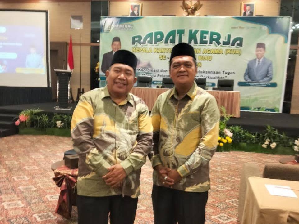 Menuju Pelayanan KUA Berkualitas, Kepala KUA Rimba Melintang Ikuti Raker Wilayah