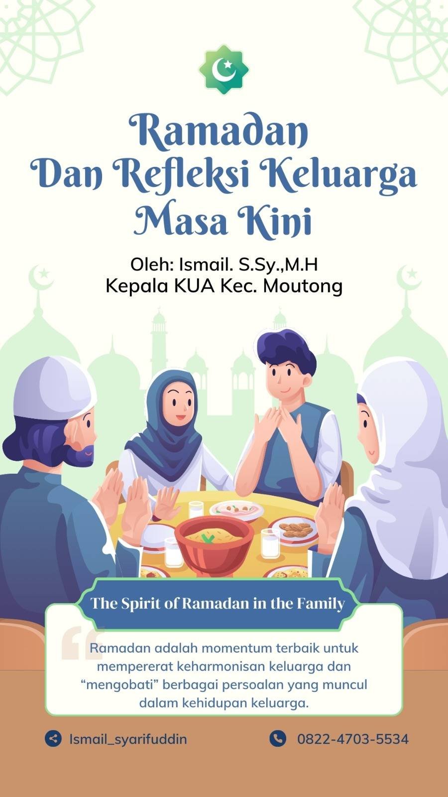 RAMADAN DAN REFLEKSI KELUARGA MASA KINI