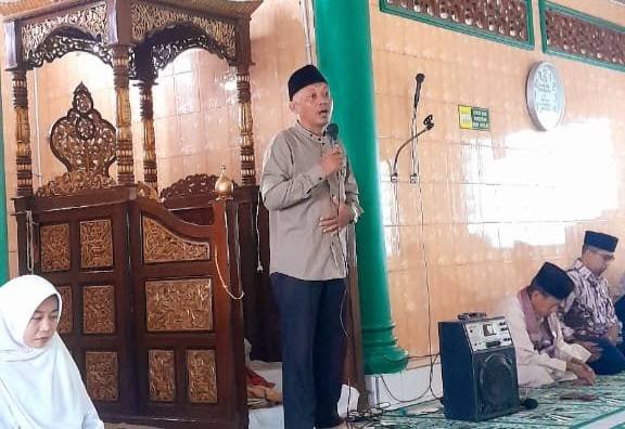 KUA Madang Suku II Sosialisasikan Gas Nikah Saat Safari Ramadhan
