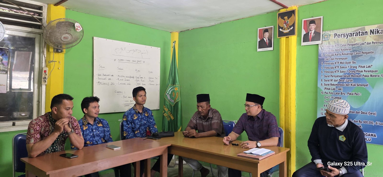 KUA Alasa dan KUA Afulu Ikuti Pembinaan dari KTU Kankemenag Nias Utara