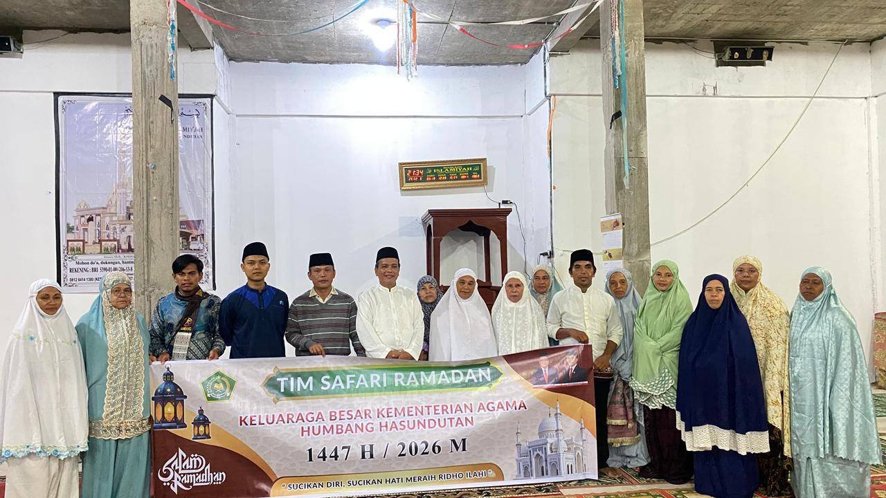 KUA Pakkat Laksanakan Safari Ramadan dengan Kepala Kantor Kemenag Humbahas