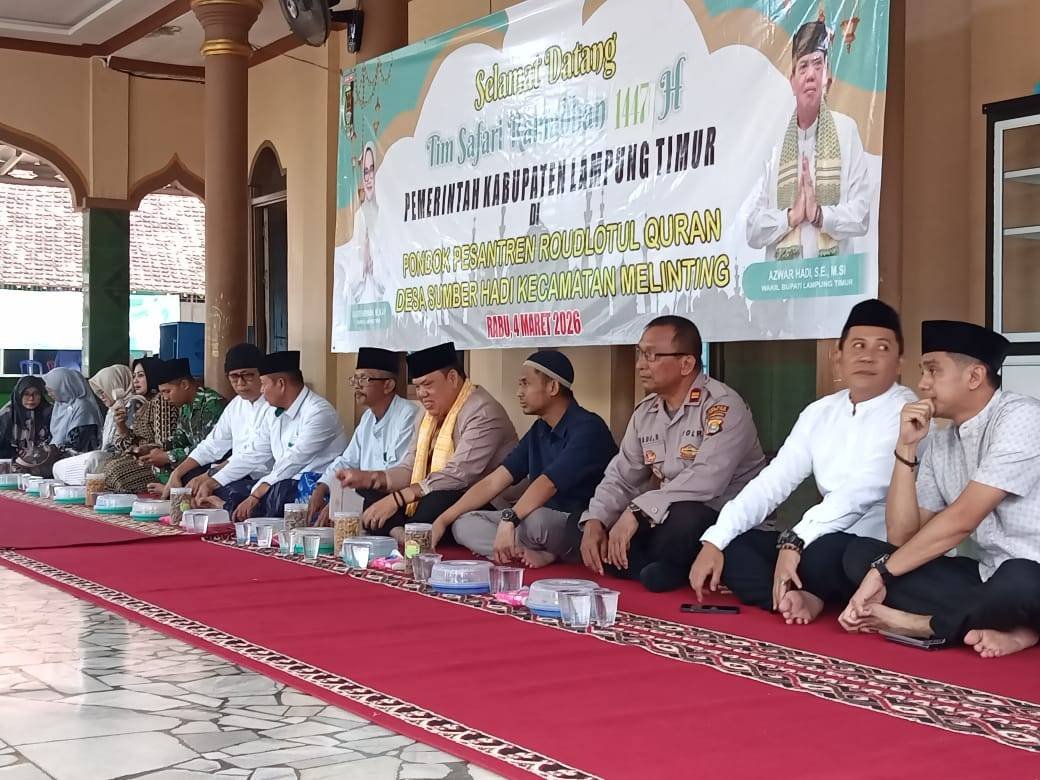 Plt. Kepala KUA Melinting Ikuti Safari Ramadhan Kabupaten di Ponpes Roudhotul Qur’an