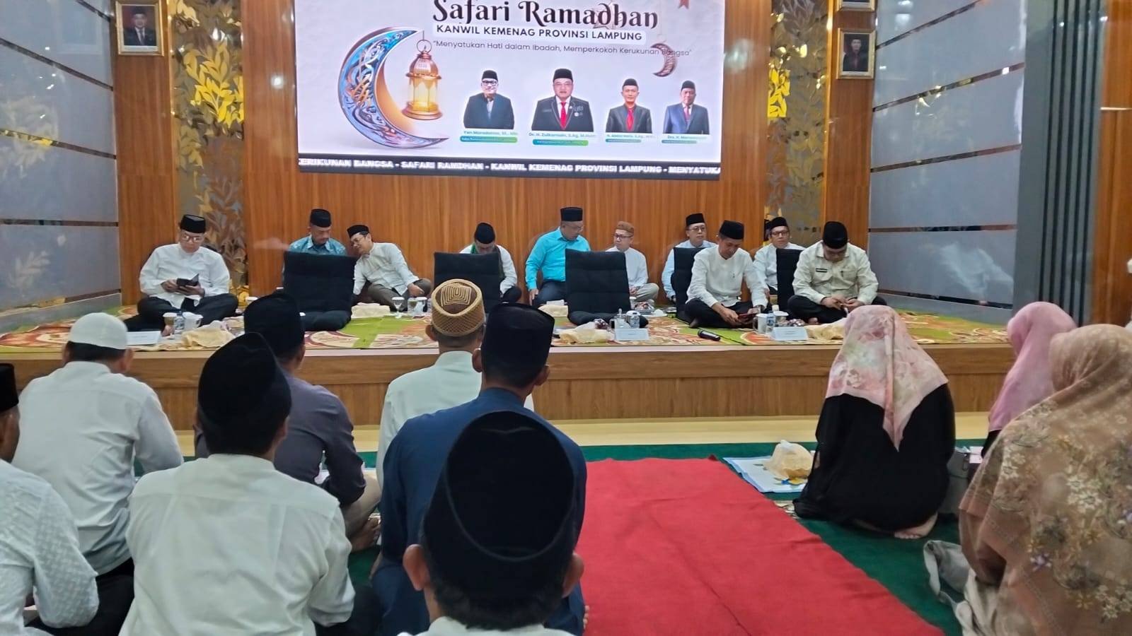 KUA Batanghari Ambil Bagian dalam Safari Ramadhan Kanwil Kemenag Provinsi Lampung