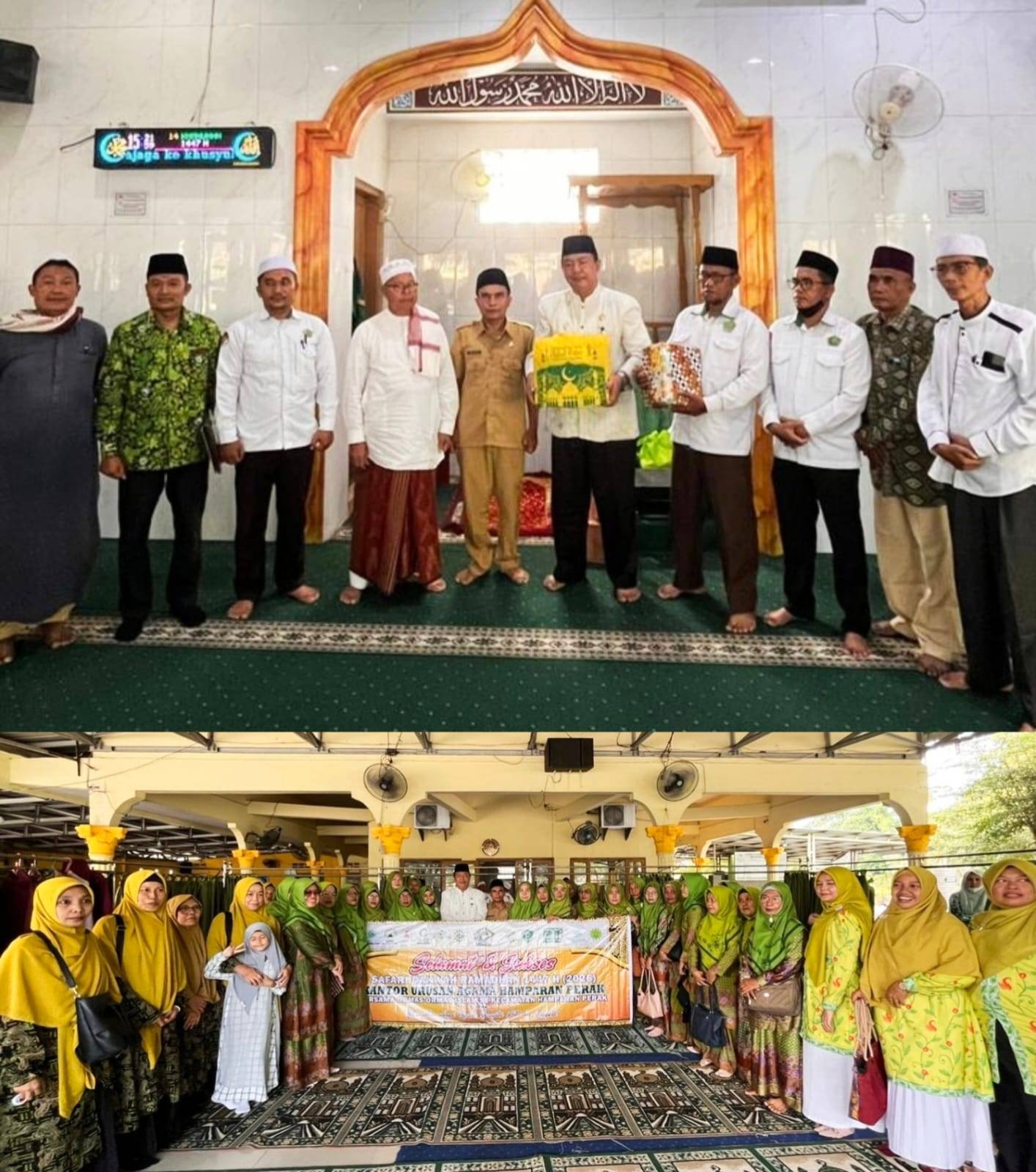 KUA Hamparan Perak Kolaborasi dengan Muspika dan 11 Ormas Islam Laksanakan Giat Safari Dakwah Ramadhan