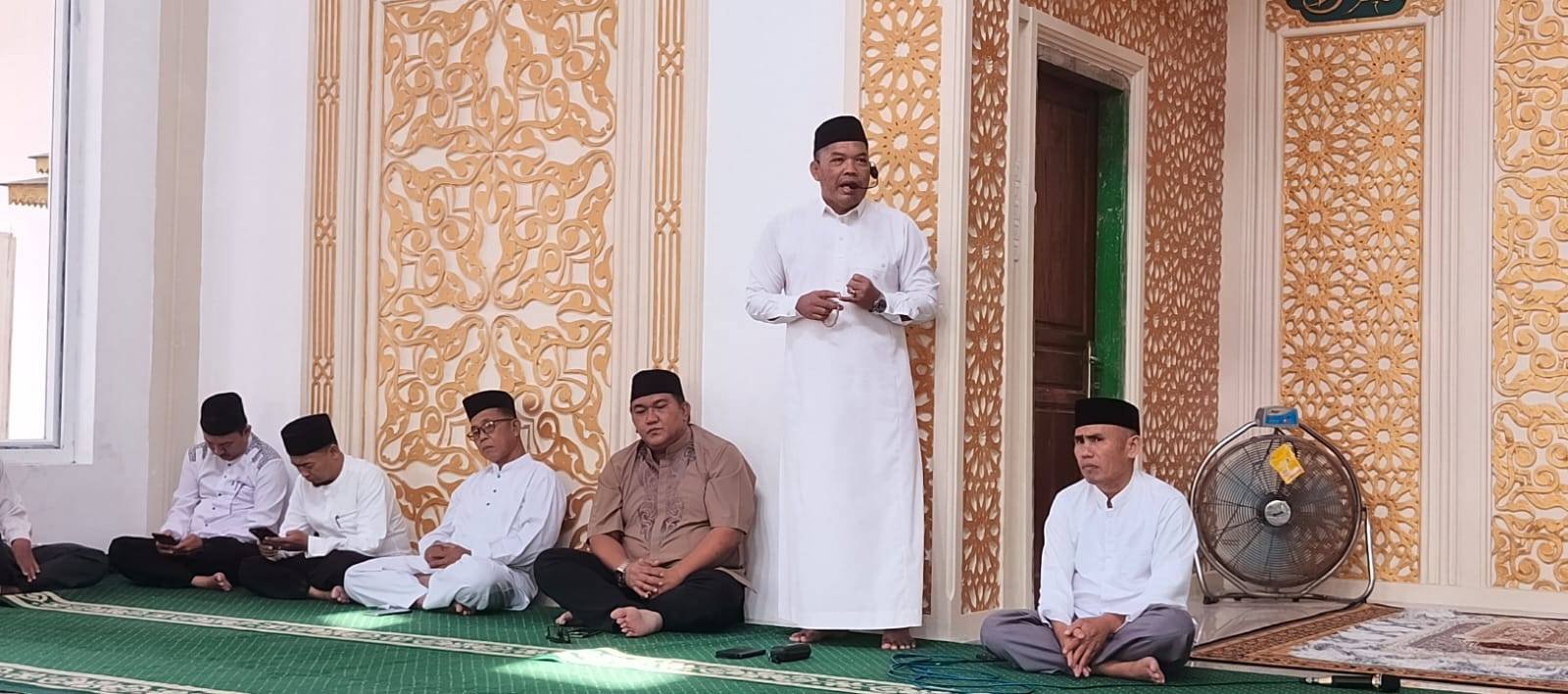 Ramadan Penuh Berkah, Ka KUA Pantai Cermin Ajak Jamaah Tingkatkan Ibadah dalam Shalat Tasbih