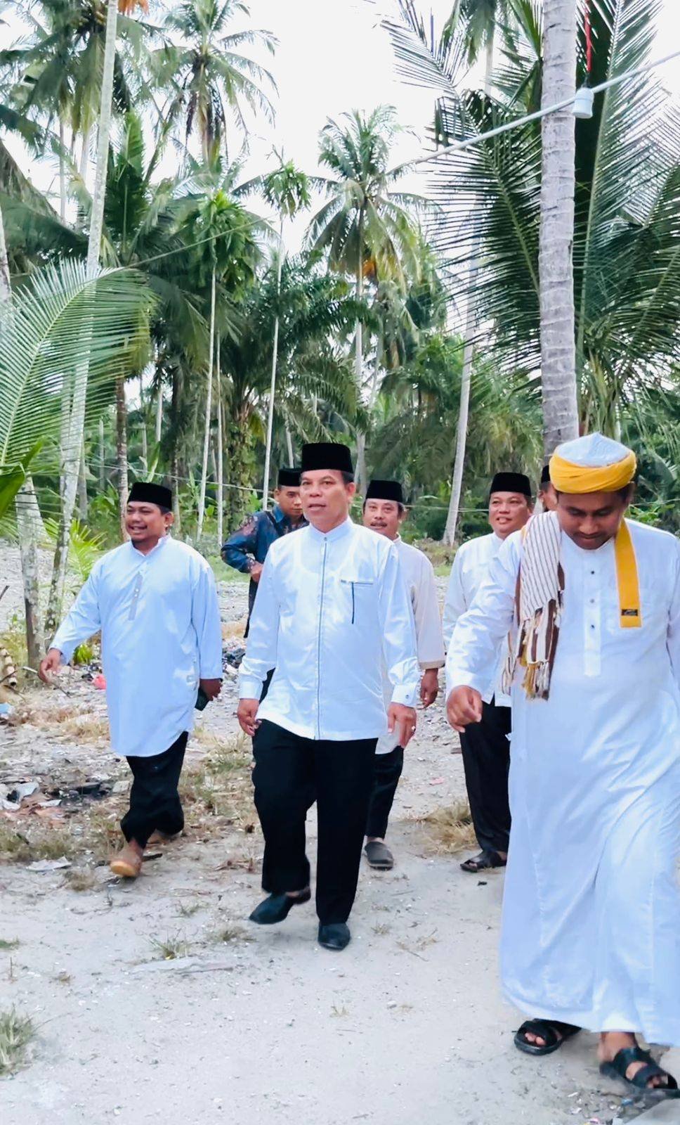 Ka KUA Sei Kepayang Hadiri Kunjungan Kakan Kemenag Asahan Tinjau Progres Pembangunan Ponpes Syekh Abu Shohir