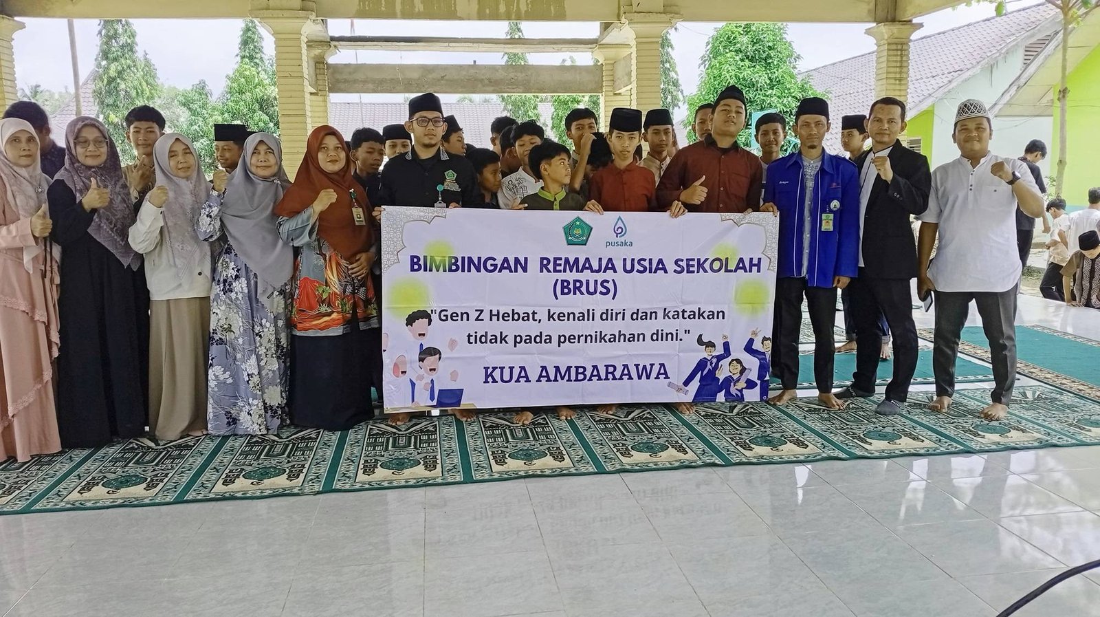 Bentengi Remaja di Bulan Suci, UPT SMPN 2 Ambarawa Gandeng KUA Gelar Bimbingan Remaja Usia Sekolah (BRUS)