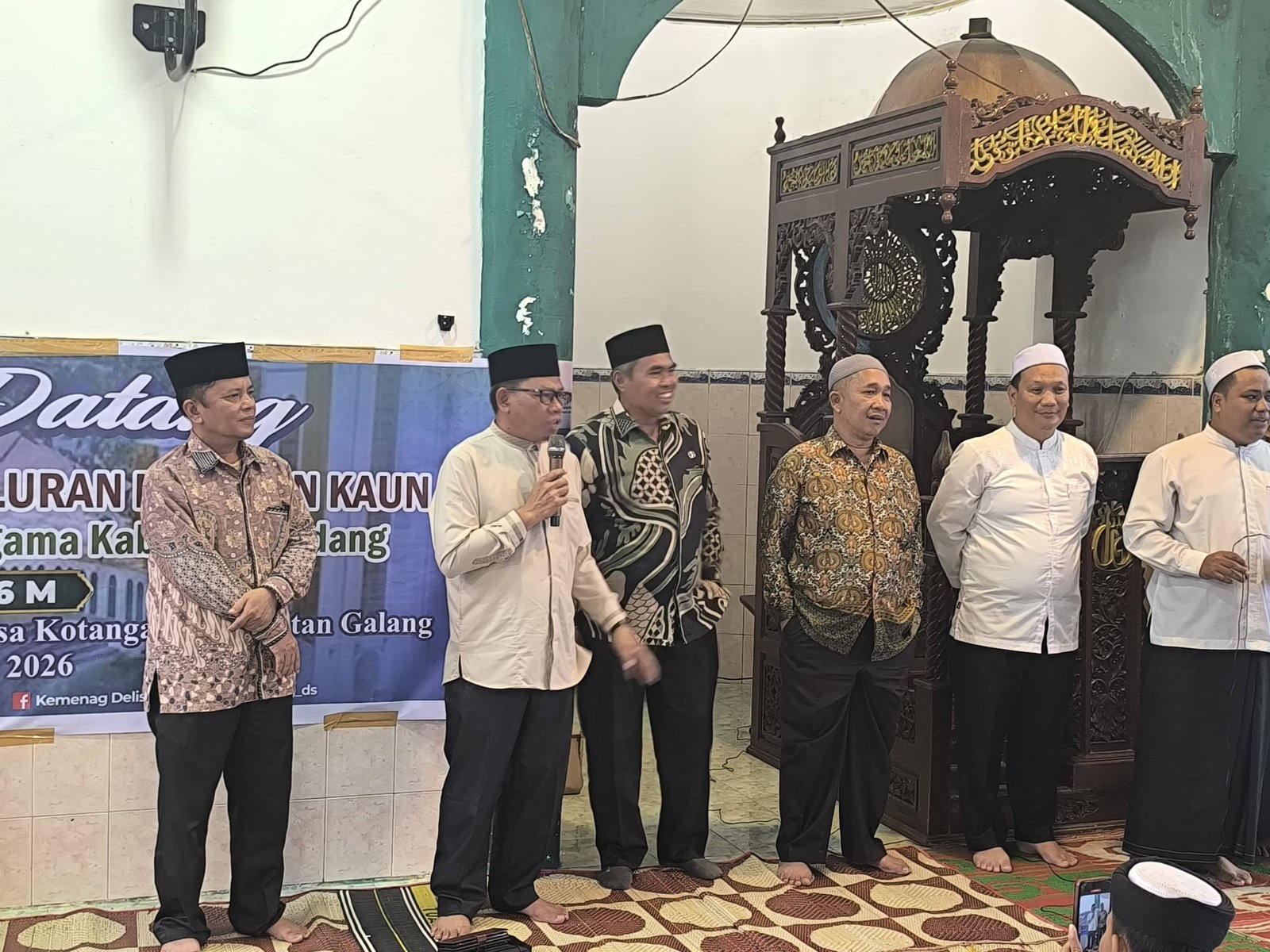 Kepala KUA Bangun Purba Hadiri Safari Ramadan Kemenag Deli Serdang di Ponpes Al Qomariah