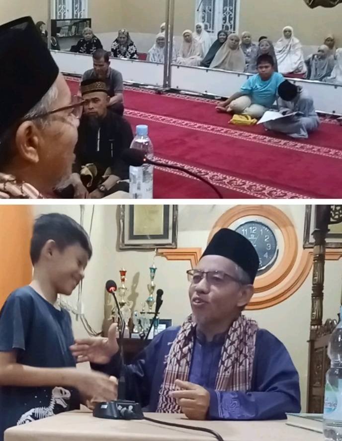 Malam ke- 17 Ramadhan, Muhammad Idris Sampaikan Tausiah di Masjid Syukron