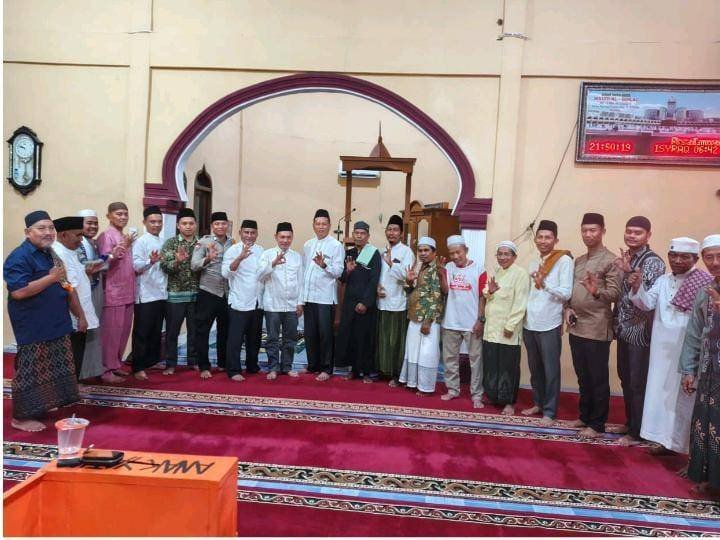 Penghulu KUA Tambusai Utara ikuti Safari Ramadhan di Masjid Al Ikhlas Desa Tambusai Utara