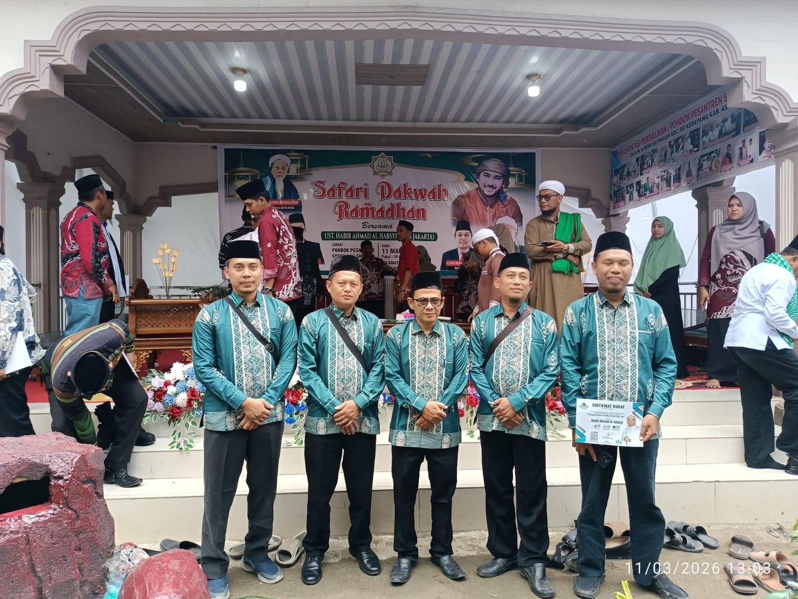 KUA Pulo Bandring Hadiri Safari Dakwah Ramadan di Pondok Pesantren Syekh Abu Shoghir