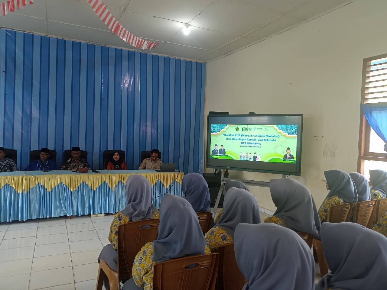 KUA Sembawa Laksanakan The Most KUA di SMK Karya