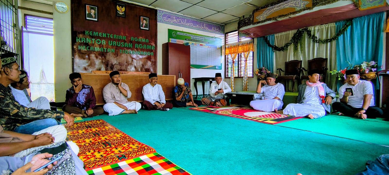 KUA Tigabinanga Rapat Persiapan Idul Fitri, Imam Khatib, Pawai Takbiran 1447 H / 2026 M 