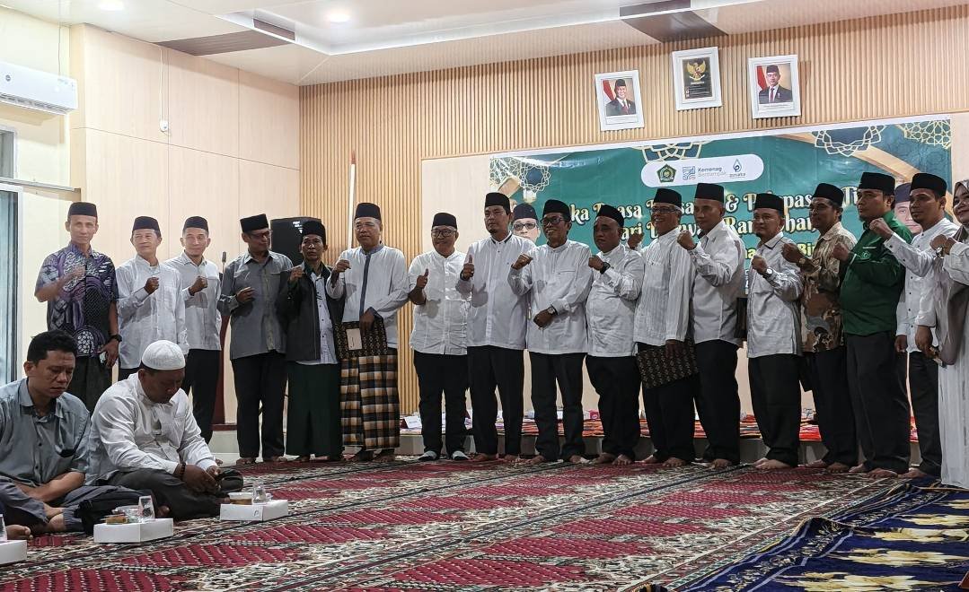 KUA Binjai Barat Buka Puasa Bersama dan Pelepasan Tim Safari Ramadhan di Kemenag Kota Binjai