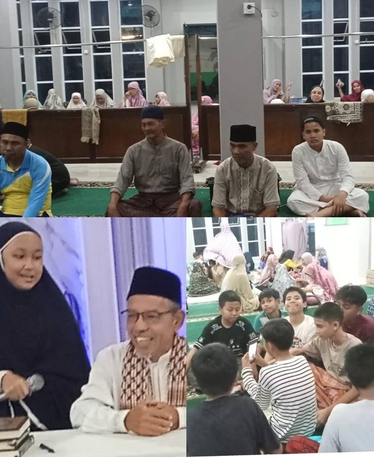 Muhammad Idris Sampaikan Tausiah Ramadhan di Mushalla Al-Madani Perumahan Griya Cipta.