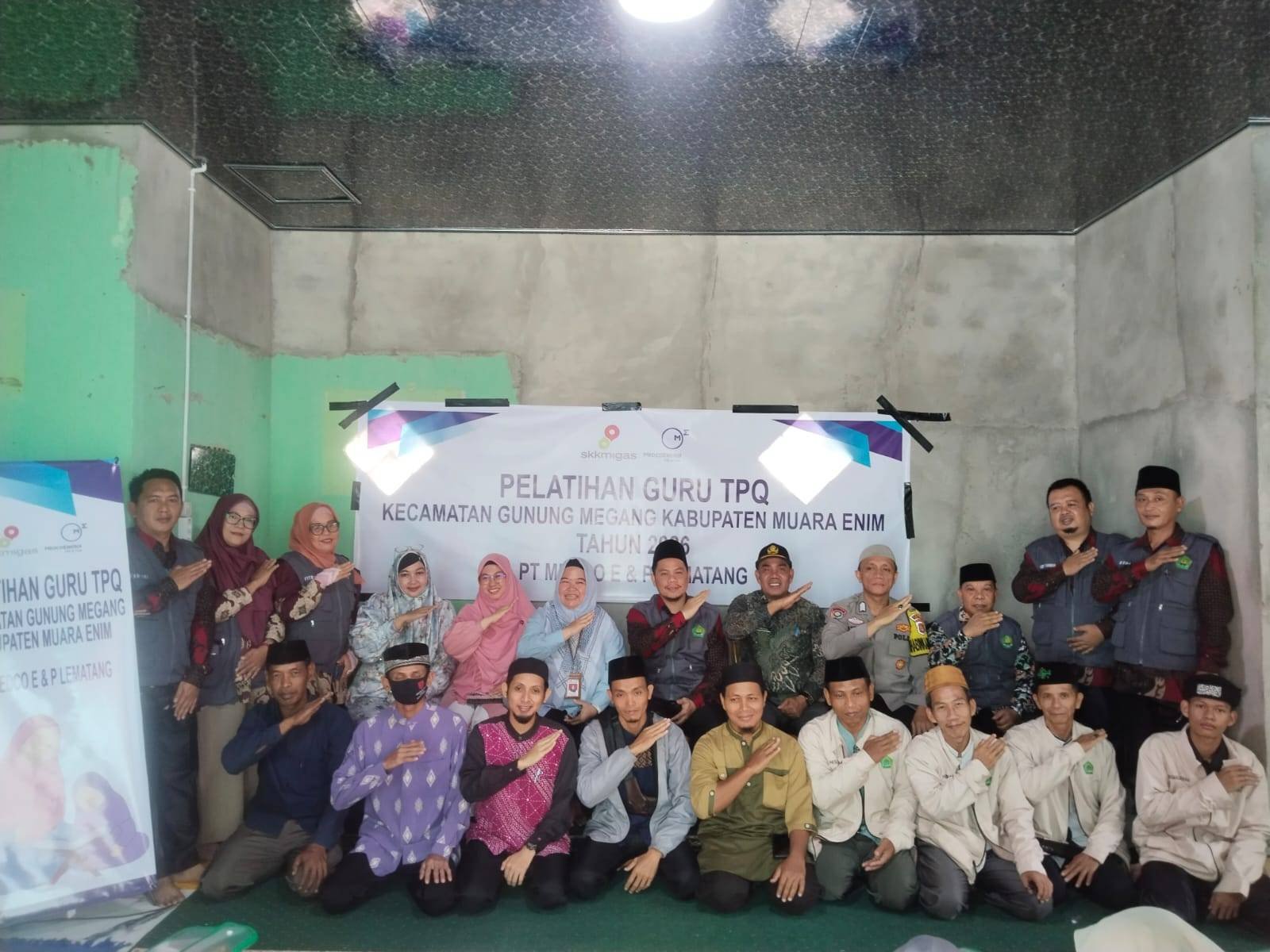 KUA Gunung Megang Bekerjasama Dengan PT. Medco Adakan Pelatihan Ustadz TPQ