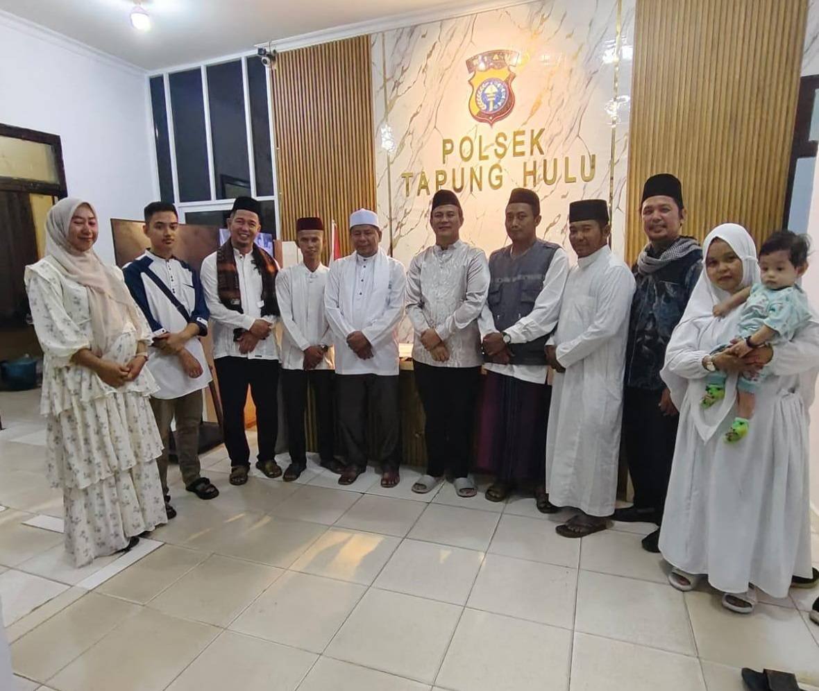 Perkuat Sinergitas Lintas Sektoral, KUA Tapung Hulu Gelar Safari Ramadan di Mapolsek Tapung Hulu