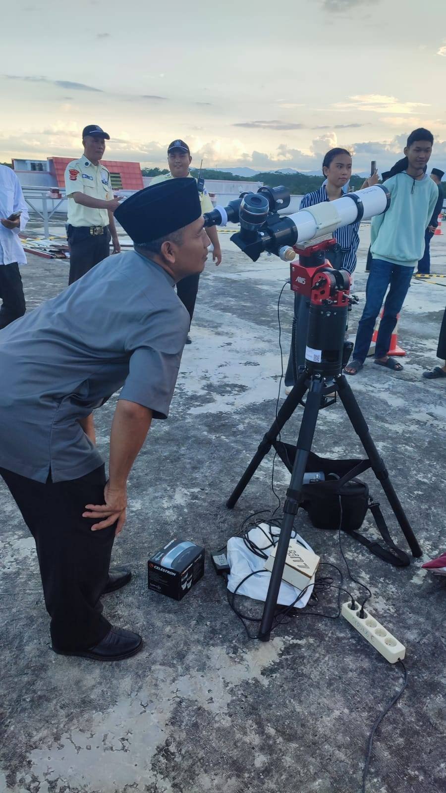 Ketua PC APRI Lampung Selatan Ikuti Rukyatul Hilal Penentuan 1 Syawal di ITERA