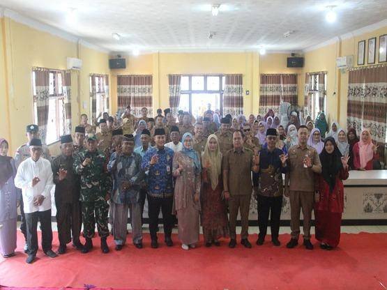 Kepala KUA Kec. Bantan Hadiri Acara Pisah Sambut Camat Bantan