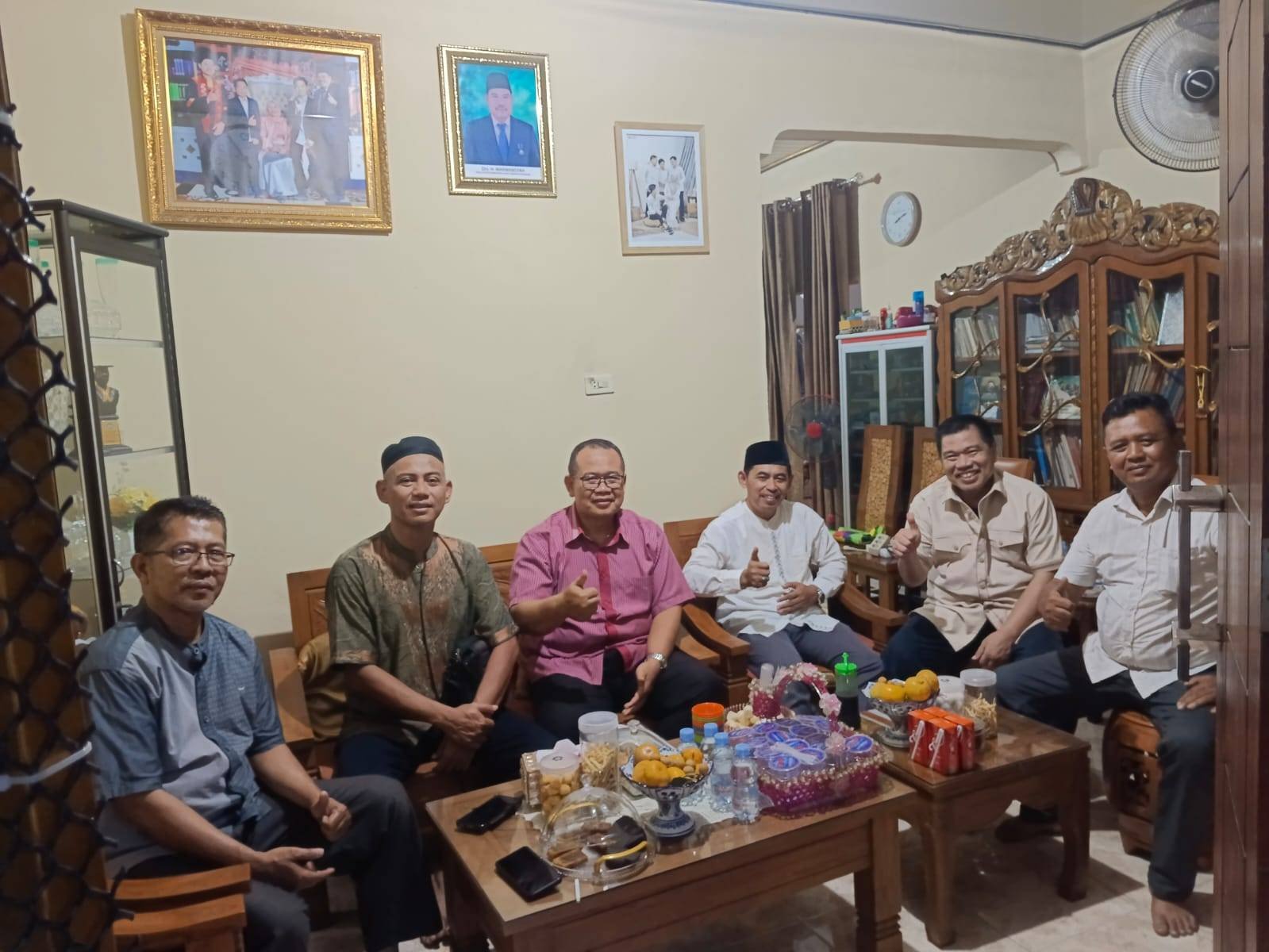 Kepala KUA Labuhan Maringgai Halal Bihalal ke Kepala Kemenag Lampung Timur