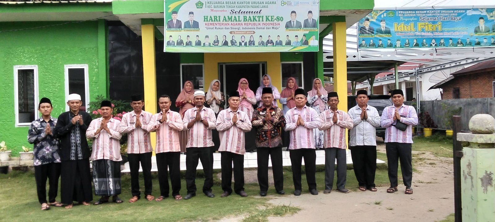 KUA Barumun Tengah Terima Kunjungan Sidak dari Kankemenag Padang Lawas