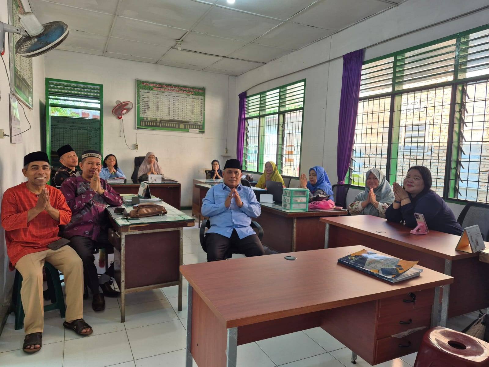 Kepala KUA Batang Kuis Perkuat Optimalisasi Kinerja Pasca Idul Fitri