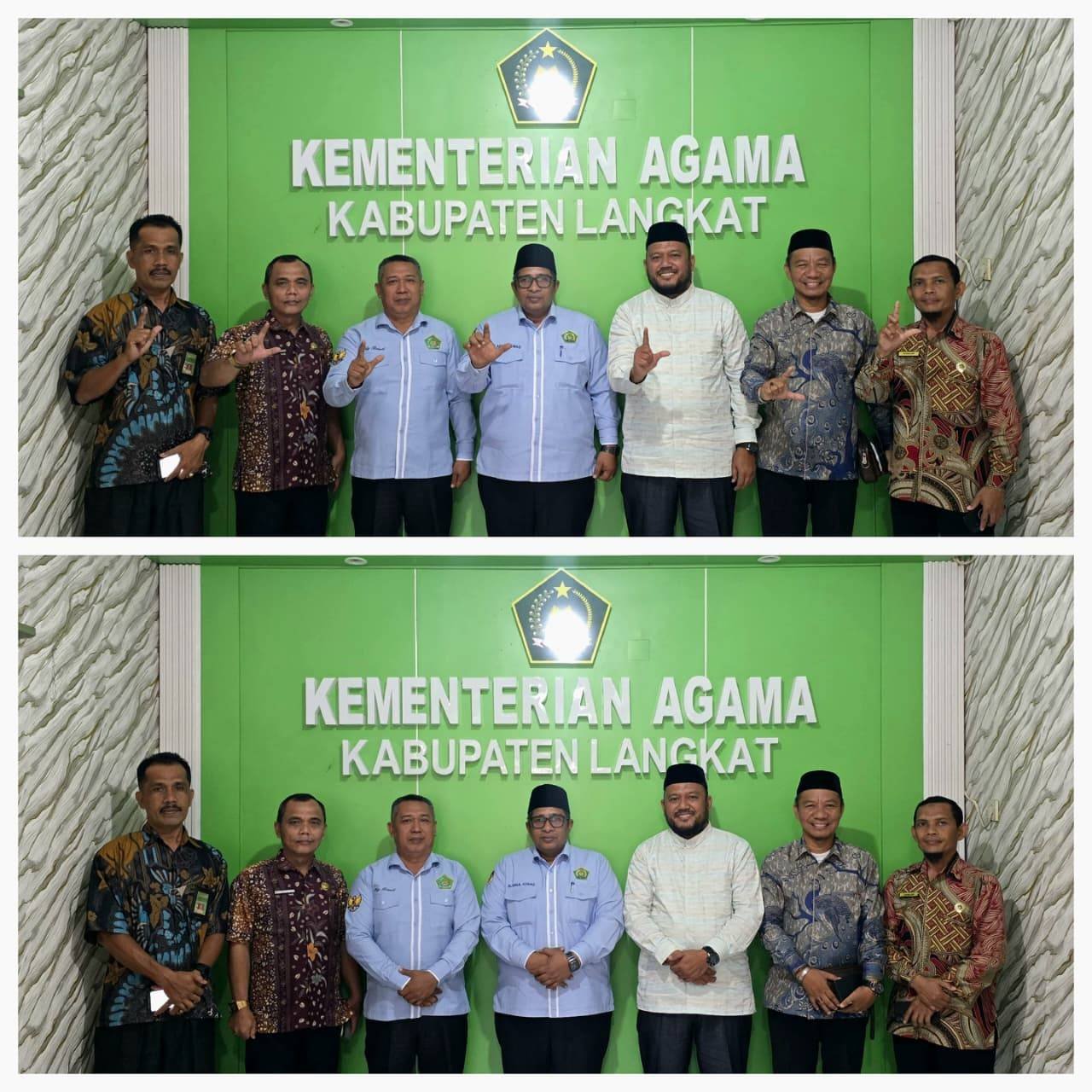 Kepala KUA Salapian dampingi Ketua FKUB Langkat Perkuat Sinergitas Moderasi Beragama 