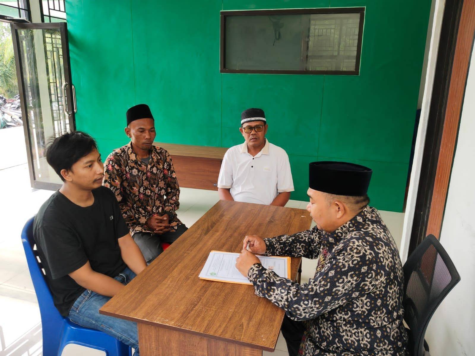 Prosesi Syahadat di KUA Rimba Melintang Berlangsung Khidmat, Mualaf Dapat Pendampingan
