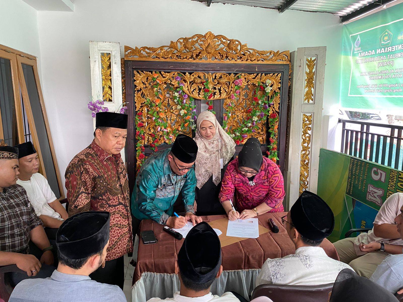 KUA Alang-alang Lebar Mengadakan MoU Perkumpulan Lintas Cahaya Sejahtera Program Bimwin  