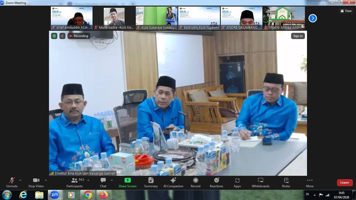 APRI Lampung Timur Ikuti Halalbihalal Nasional Daring