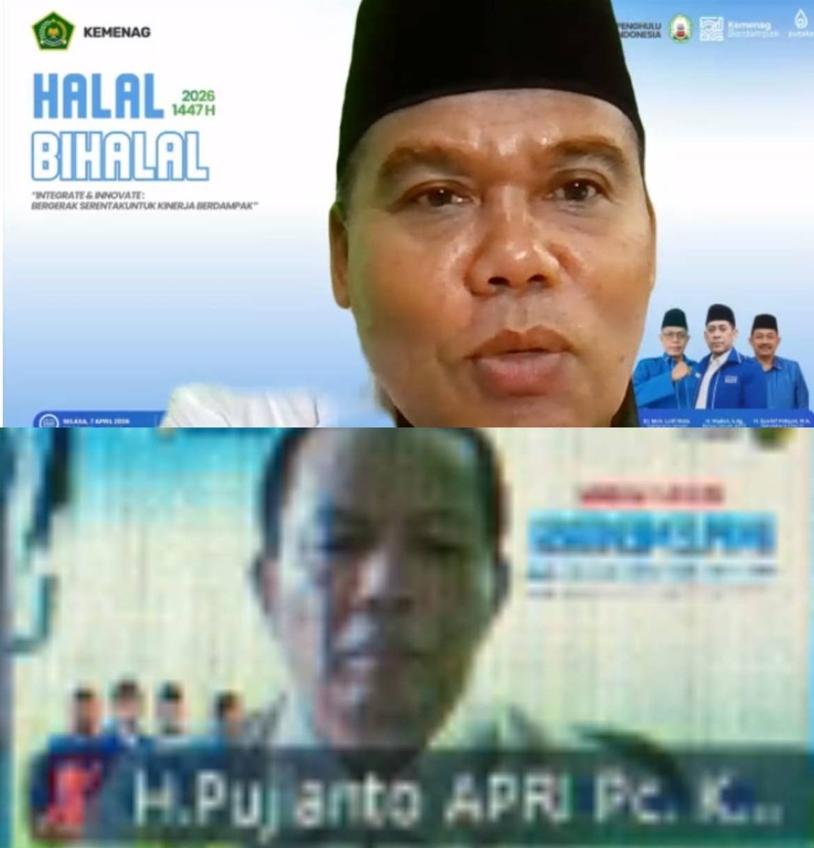 Pengurus PC APRI Riau Ikuti Halal Bi Halal Yang dilaksanakan secara Daring 