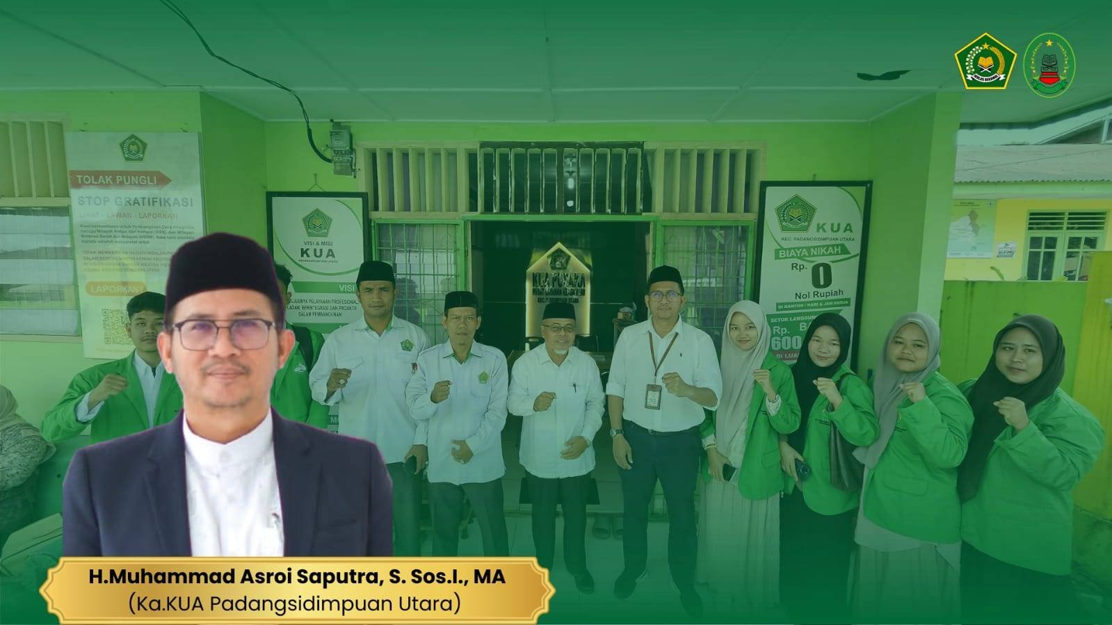 Dukung Talenta Seni Islami, Kantor KUA Padangsidimpuan Utara Jadi Lokasi Cabang Khattil Qur’an MTQ Tk. Kecamatan