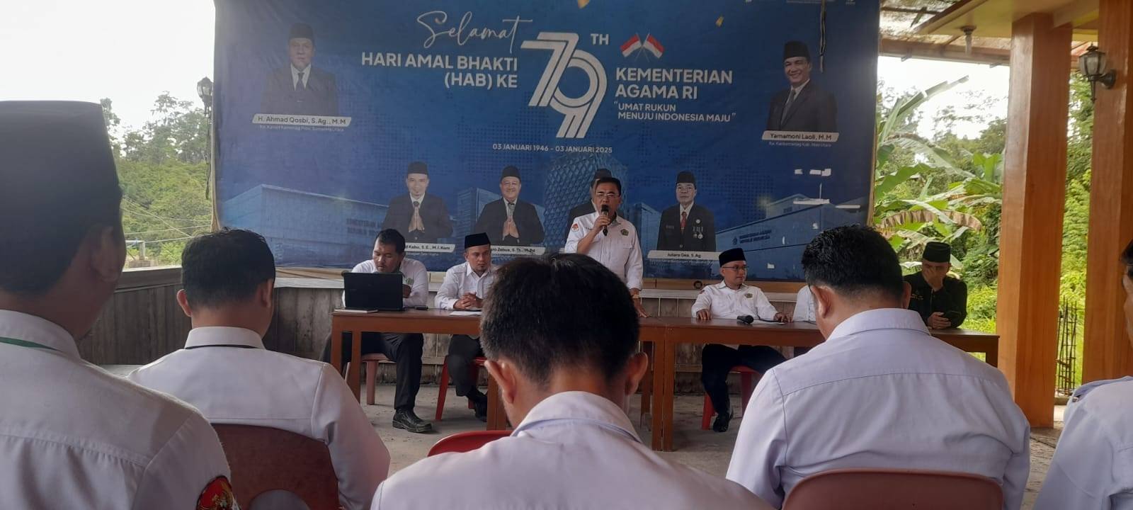 KUA Alasa Hadiri Rapat Evaluasi: Matangkan Persiapan Halal Bihalal Kantor Kemenag Nias Utara
